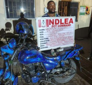 NDLEA Arrests Dispatch Rider in Abuja with Drugs