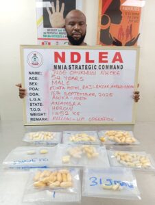 NDLEA Busts Cocaine, Heroin Trafficking Attempts at Lagos Airport 