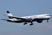 5N BVE Boeing 777 21HER Air Peace LGW 19.5.24 53732169219