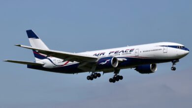 5N BVE Boeing 777 21HER Air Peace LGW 19.5.24 53732169219
