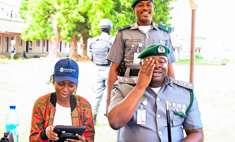 Ag. Controller Afeni Sponsors Free Eye Screening for Ogun I Customs Officers 3 IMG 20260804 WA0118