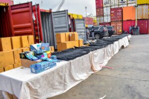 Customs Intercepts Components of Over 140 Rifles, Cannabis Products Worth ₦373.8m, Arrests Two Suspects 10 IMG 20260808 WA0079
