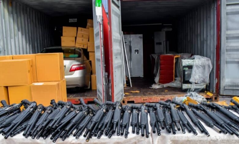 Customs Intercepts Components of Over 140 Rifles, Cannabis Products Worth ₦373.8m, Arrests Two Suspects 6 IMG 20260808 125715