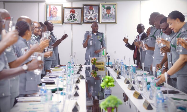 Customs CG Adeniyi Leads Tributes as DCG Abe Retires After 35 Years 3 IMG 20260821 220831