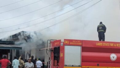 Properties Worth Millions Destroyed as Fire Guts Western Marine Customs Command 1 Fire service
