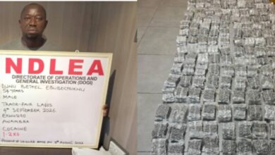 NDLEA Arrests Cocaine Trafficker, Recovers 2 Million Opioid Pills, Other Illicit Substances in 9 States 1 IMG 20260906 113711