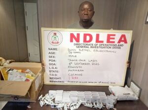 NDLEA Arrests Cocaine Trafficker, Recovers 2 Million Opioid Pills, Other Illicit Substances in 9 States 17 IMG 20260906 161741