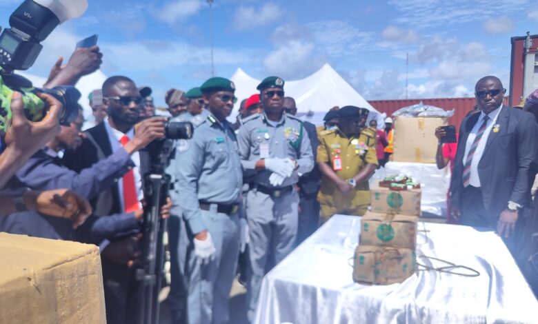 Customs Hands Over Seized Cannabis, Codeine, Expired Goods Worth N43.6bn to NDLEA, NAFDAC in Apapa 6 IMG 20260910 105348