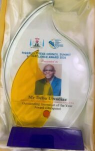 NIJ Alumnus Uwadiae Wins Nigerian Press Council's Diaspora Outstanding Journalist of the Year Award 3 IMG 20261028 174934